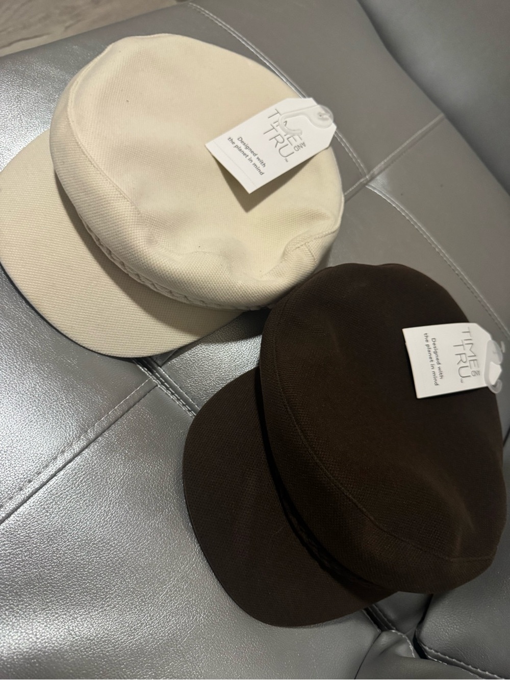 Women’s Cadet Cap - Cream and Dark Brown
